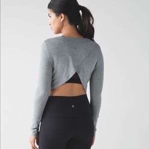 lululemon cruiser cropped long sleeves